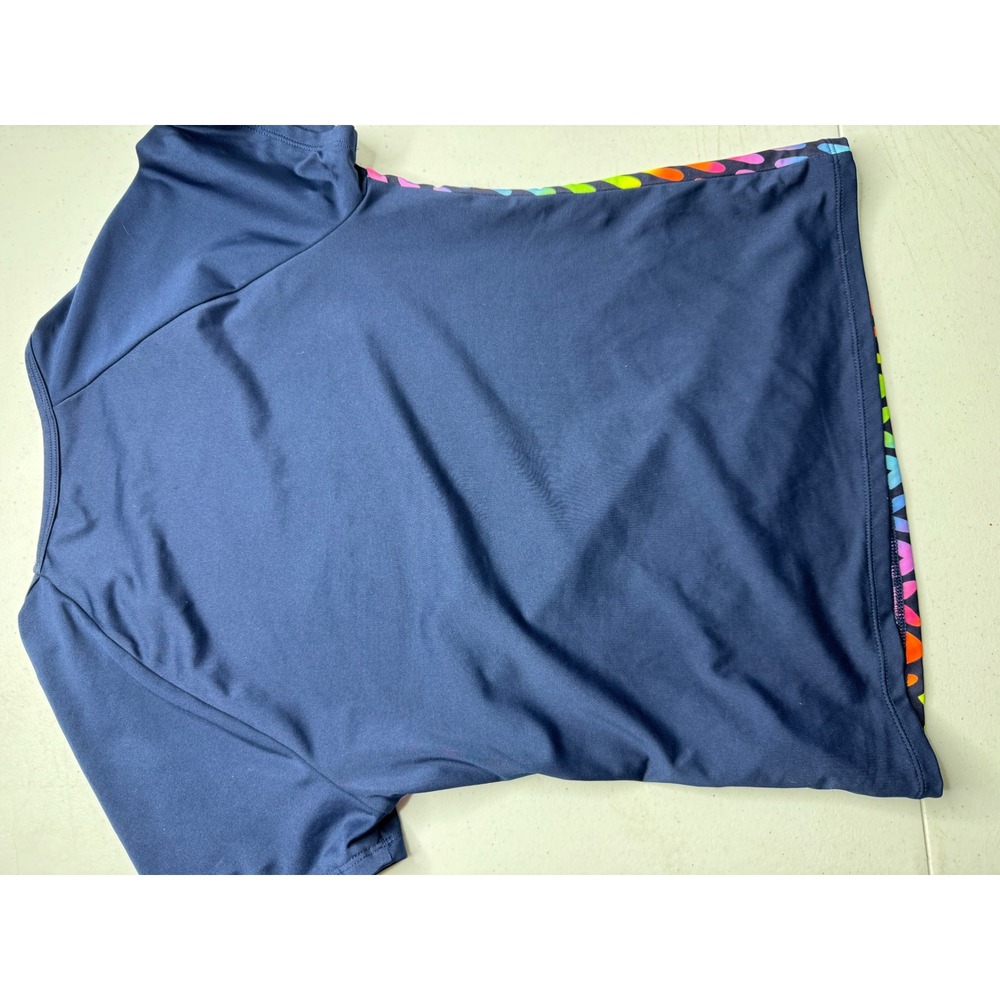 Vineyard Vines Boys Performance Lacrosse T-Shirt Navy Blue Heather Size Medium